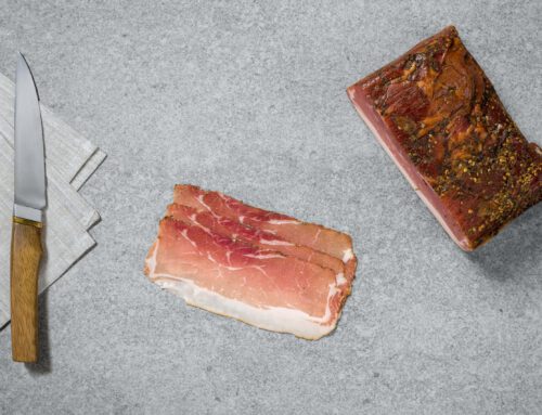 Schinkenspeck, geräuchert
