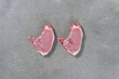 2 Koteletts frisch vom Aktivstall-Schwein