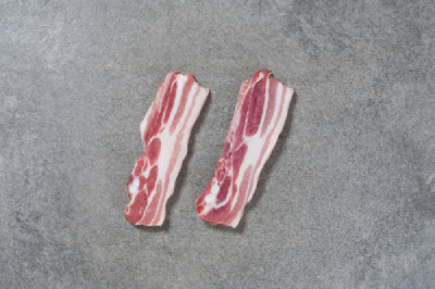 2 Bauchscheiben Bauchsteaks frisch vom Aktivstall-Schwein