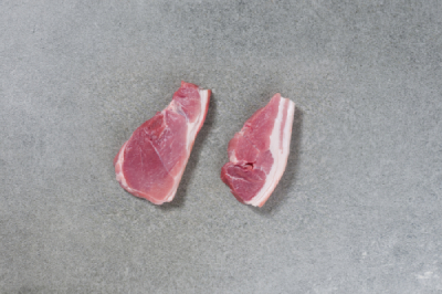 2 kleine Holzfällersteaks frisch vom Aktivstall-Schwein